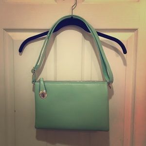 Mint Green Convertible Handbag